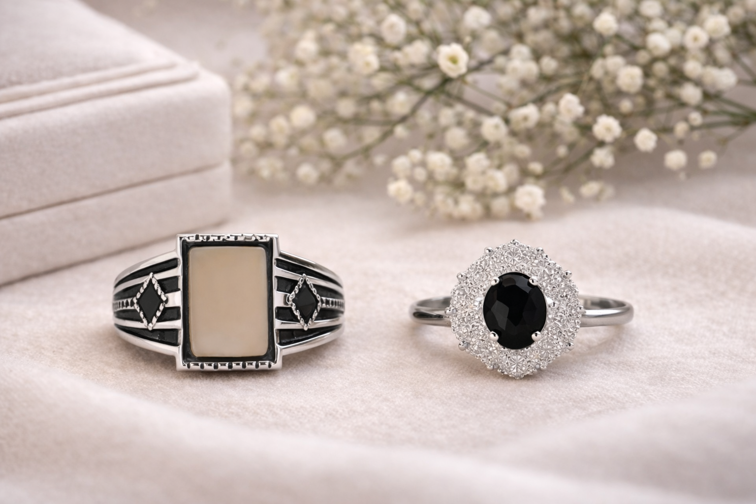 Luxury Couple Rings – Bound by Love |  His & Her Rings