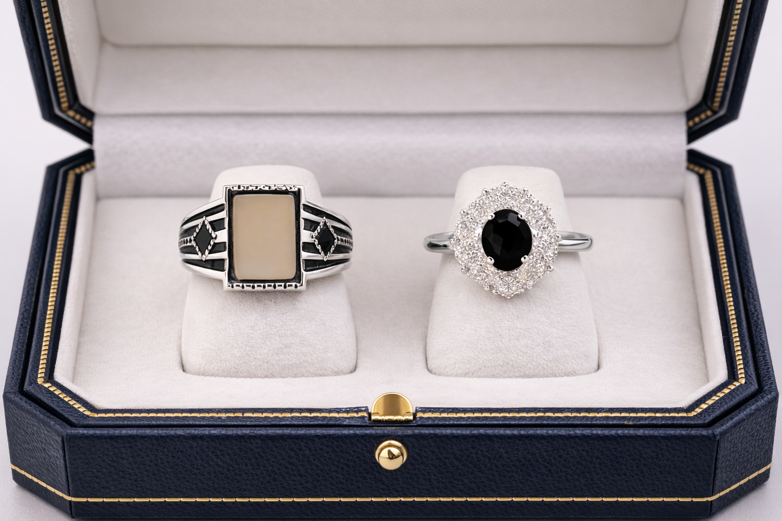 Luxury Couple Rings – Bound by Love |  His & Her Rings