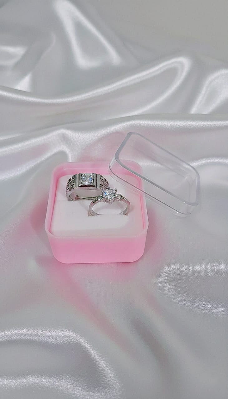 Romantic 😍 & Elegant (Best for Gifting  For Eid) 🎁 Celebrate Your Connection👩‍❤️‍👨 – Stunning Couple Rings for Every Story!
