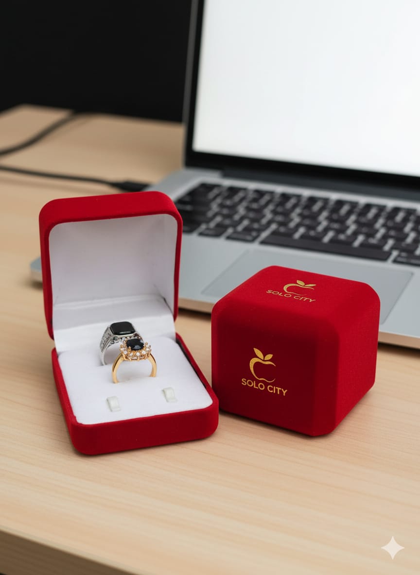 couple ring bound by love